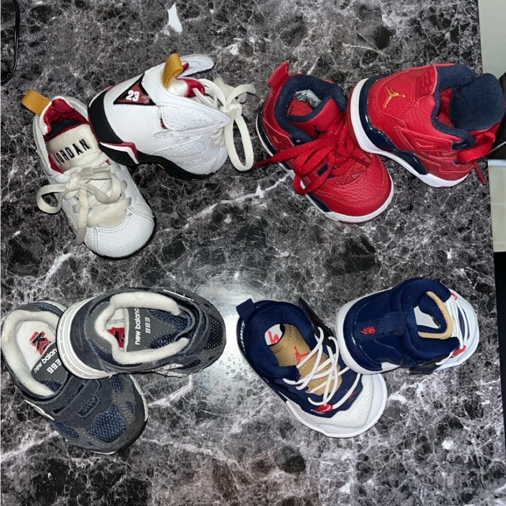 New balance & Jordans 140$! They’re all size 4C! Willing to make a deal! - Picture 5 of 5